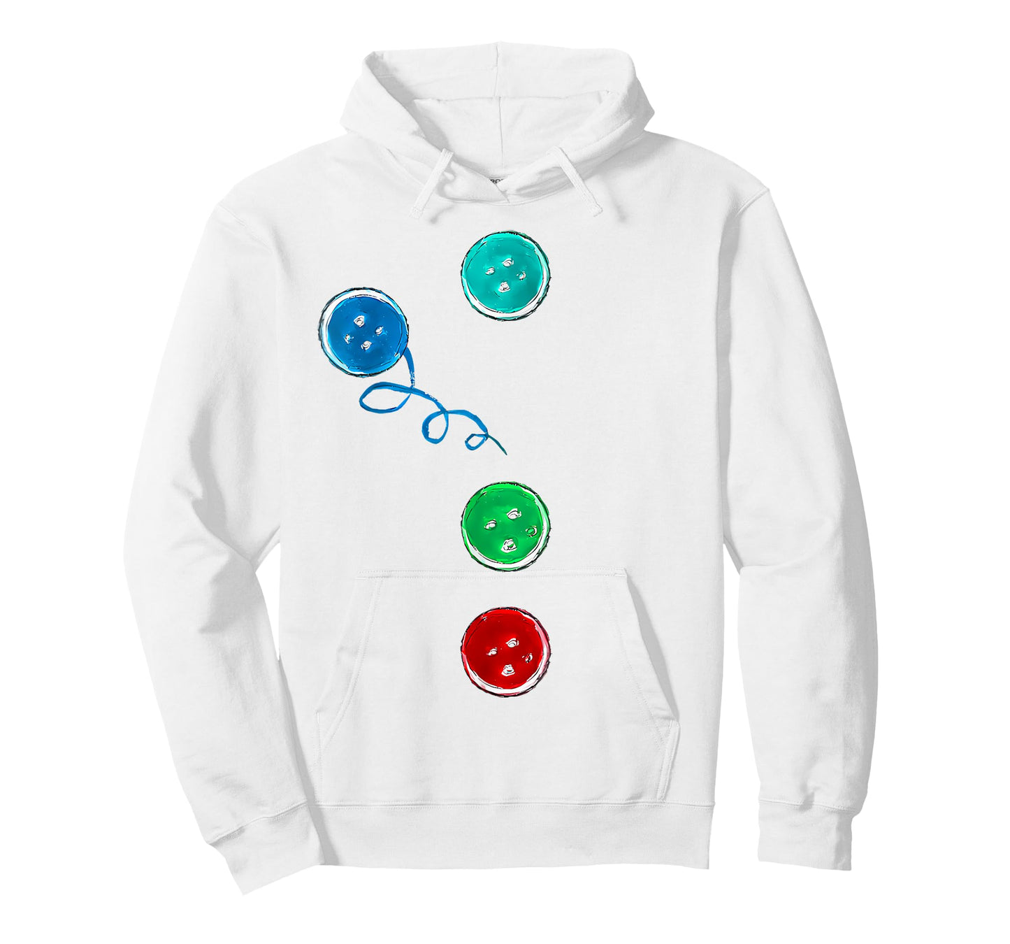 Four Groovy Buttons Blue Cat Funny Halloween Costume Kid T-Shirt