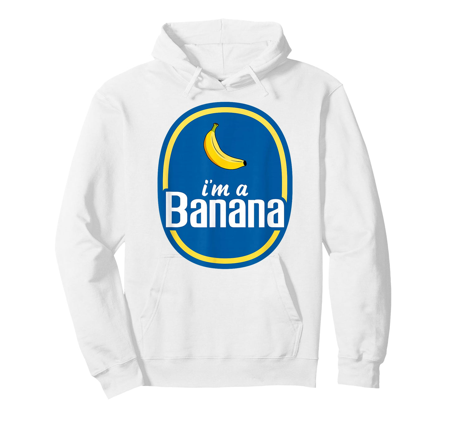 I'm A Banana Costume Halloween Fruit Sticker Yellow Funny T-Shirt