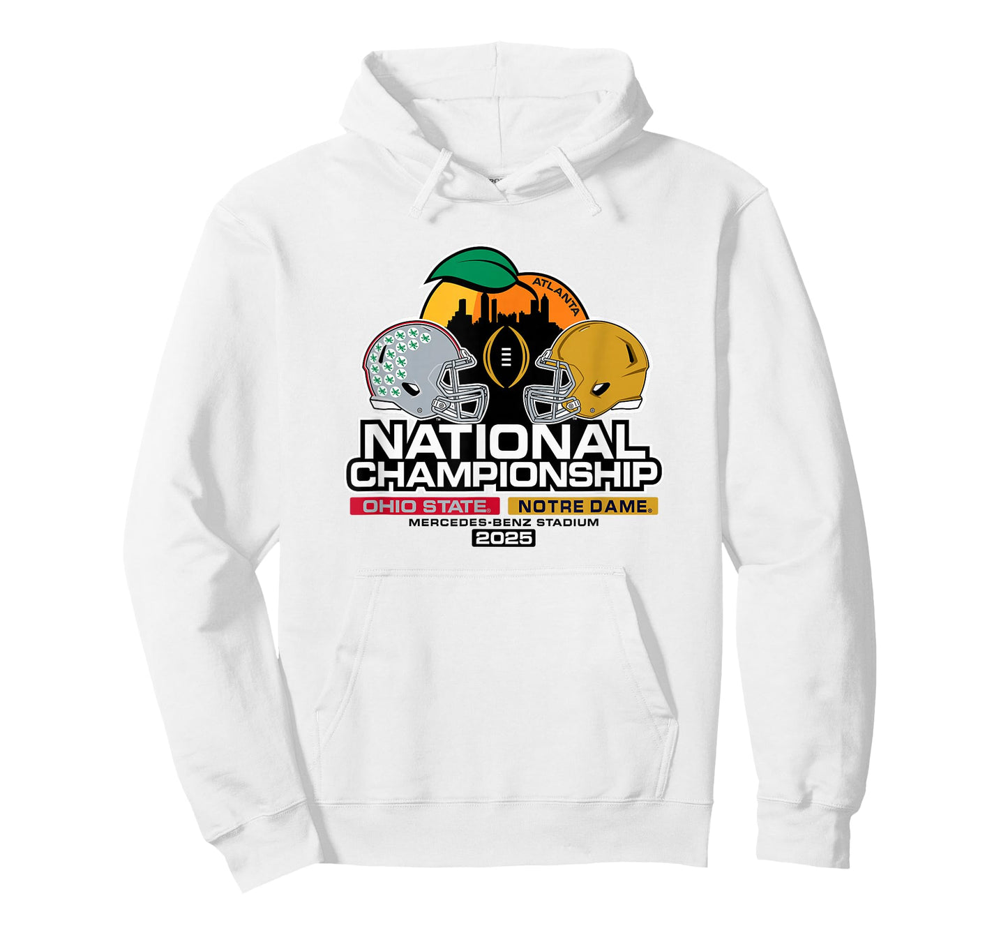Ohio State vs Notre Dame National Championship 2025 Gray T-Shirt