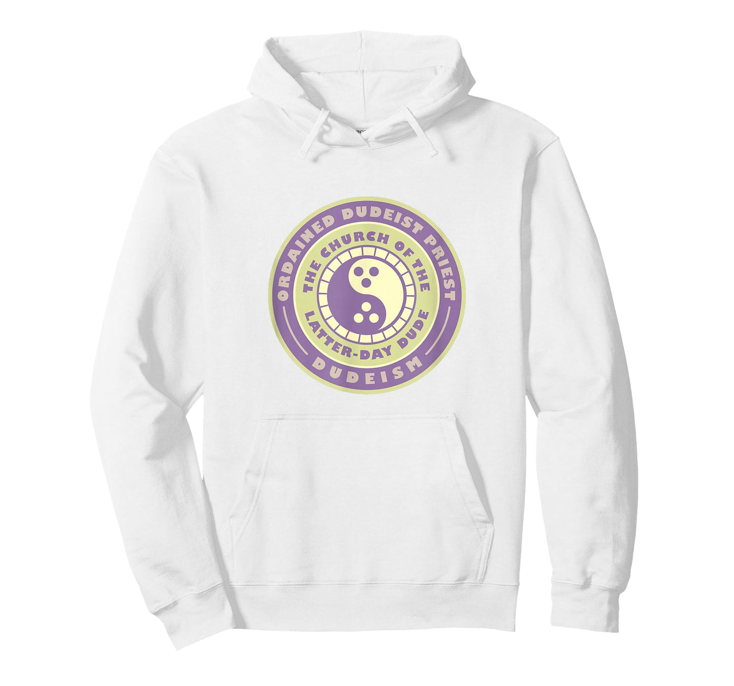 Ordained Dudeist Priest Emblem Tee Shirt T-Shirt