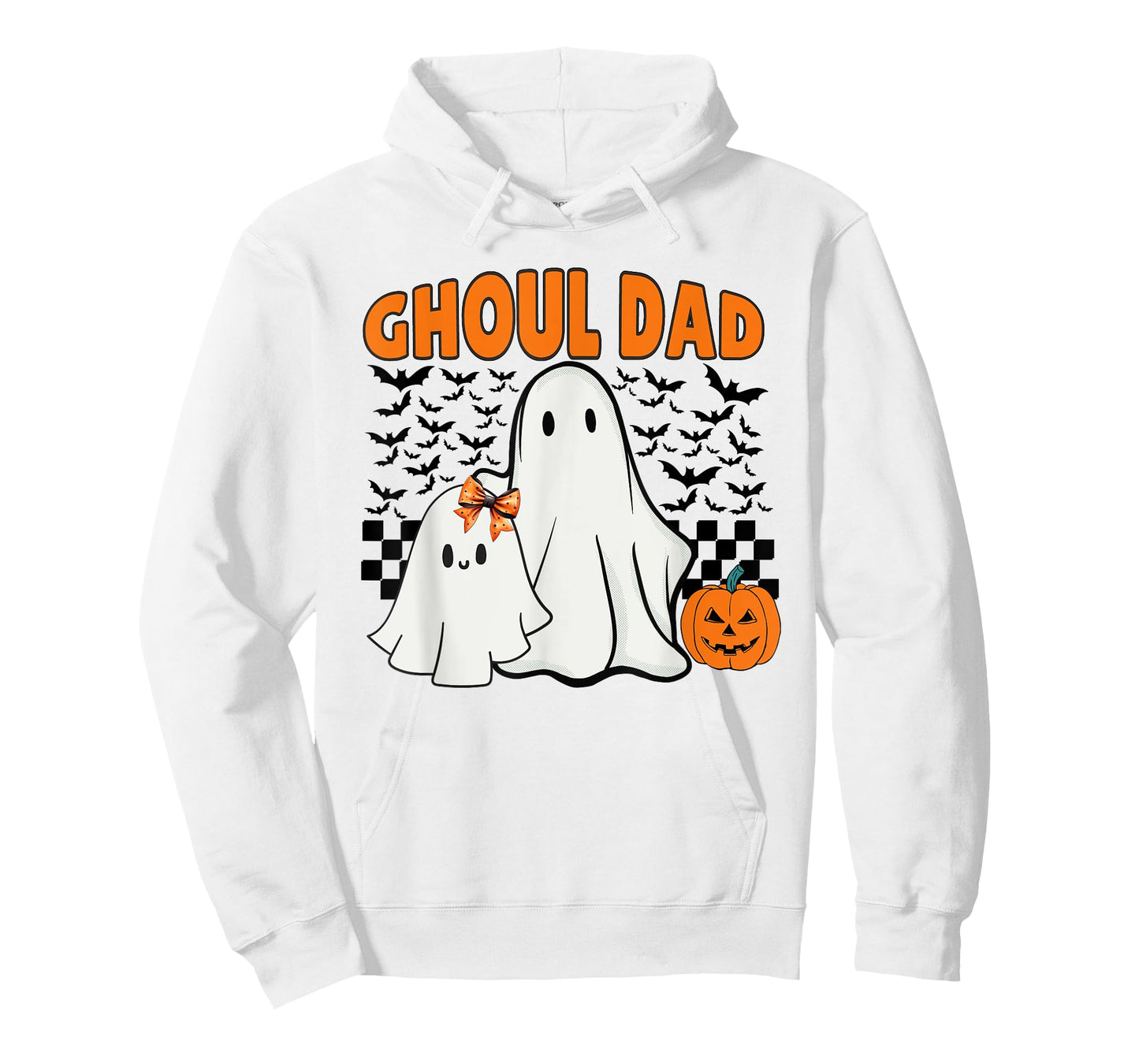 Ghoul Dad Halloween Ghost Spooky Season Retro Daddy T-Shirt