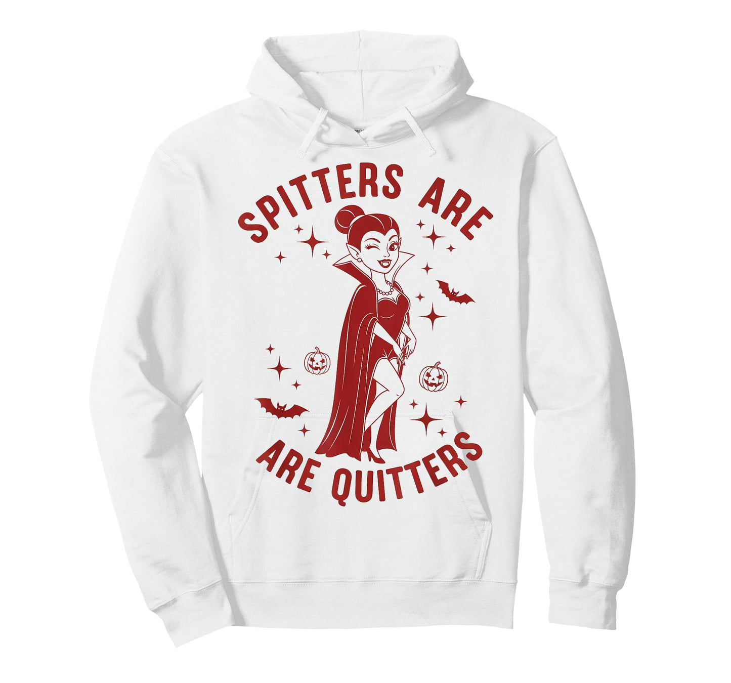 Spitters Are Quitters Witty Vampire Halloween Costume 2025 T-Shirt