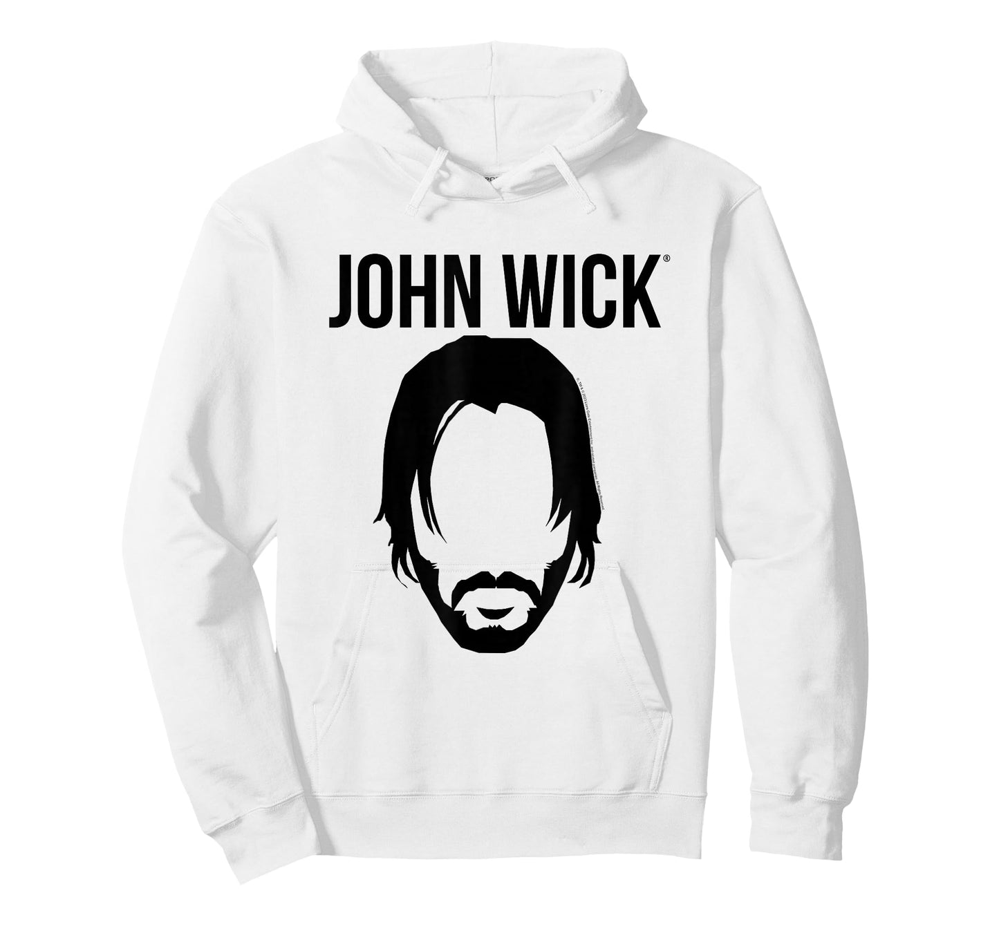 John Wick Silhouette Head & Logo Action Movie T-Shirt