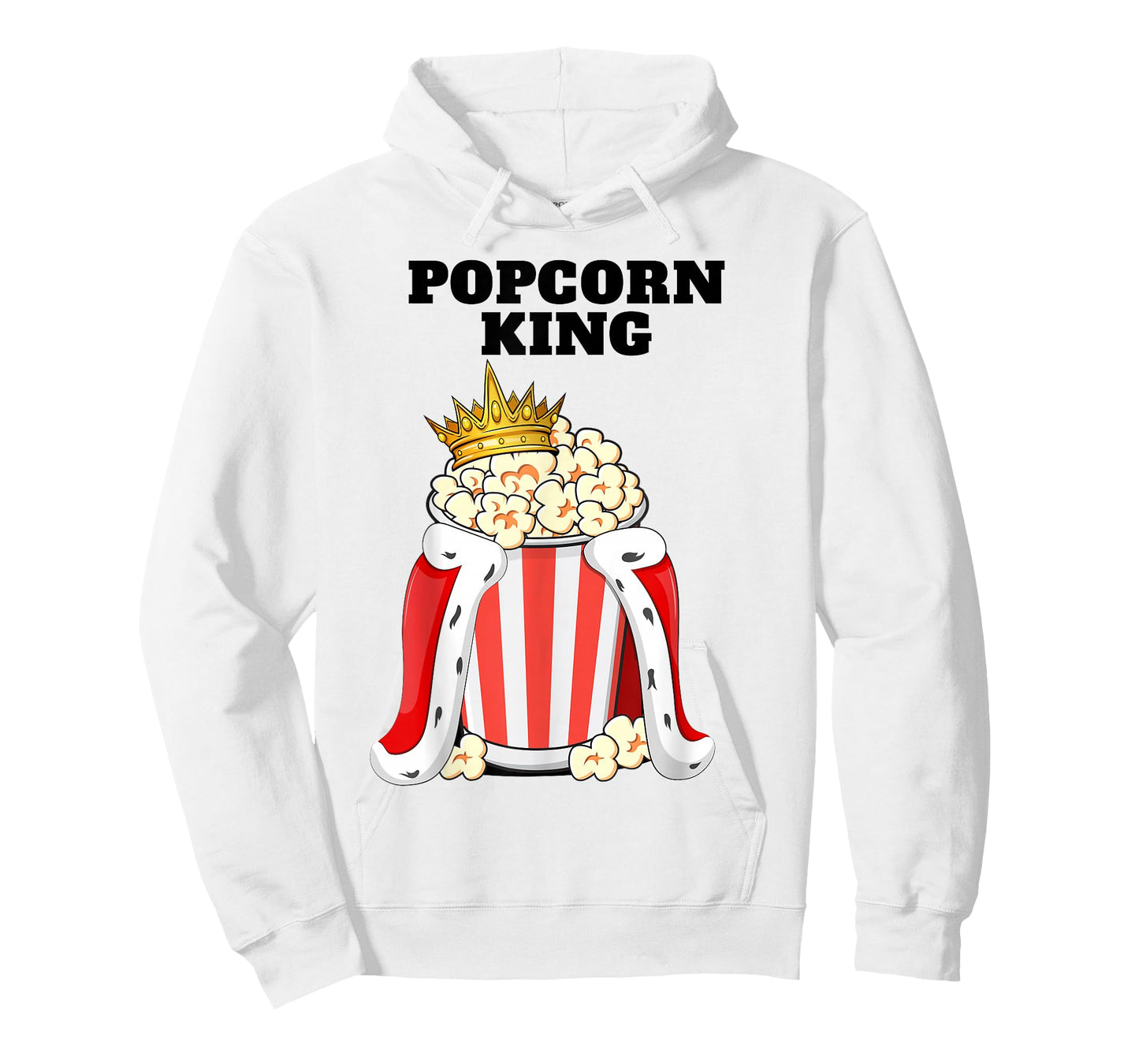 Popcorn King | Mens Popcorn Lover Shirt | Cute Popcorn T-Shirt