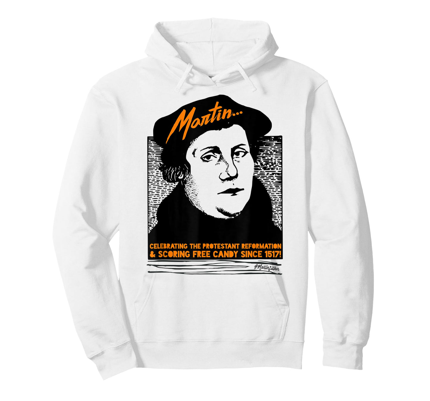 Funny Halloween Costume Martin Luther Candy Reformed T-Shirt