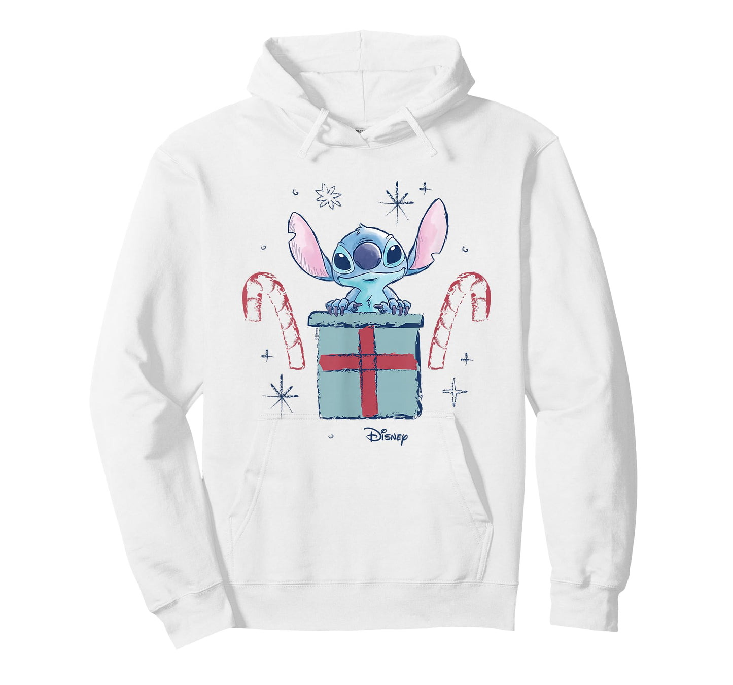 Lilo & Stitch - Christmas Stitch Candy Cane Gift T-Shirt