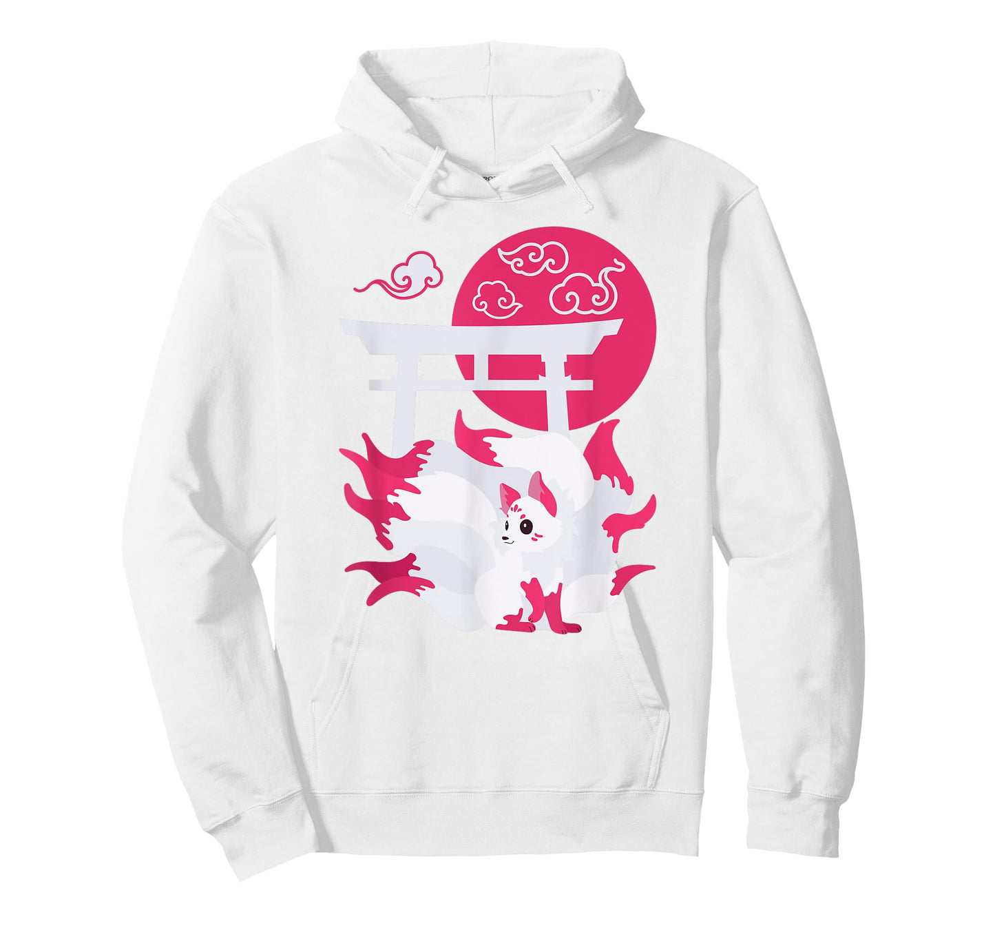 Nine-tailed Fox Kitsune Japanese Anime T-Shirt