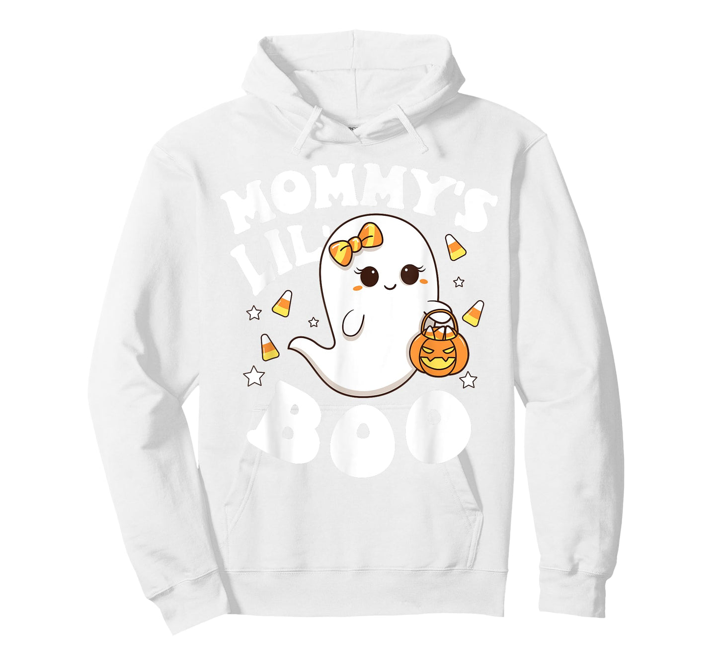 Mommy's Lil' Boo Baby Girls Toddler Halloween Cute Boo Ghost T-Shirt