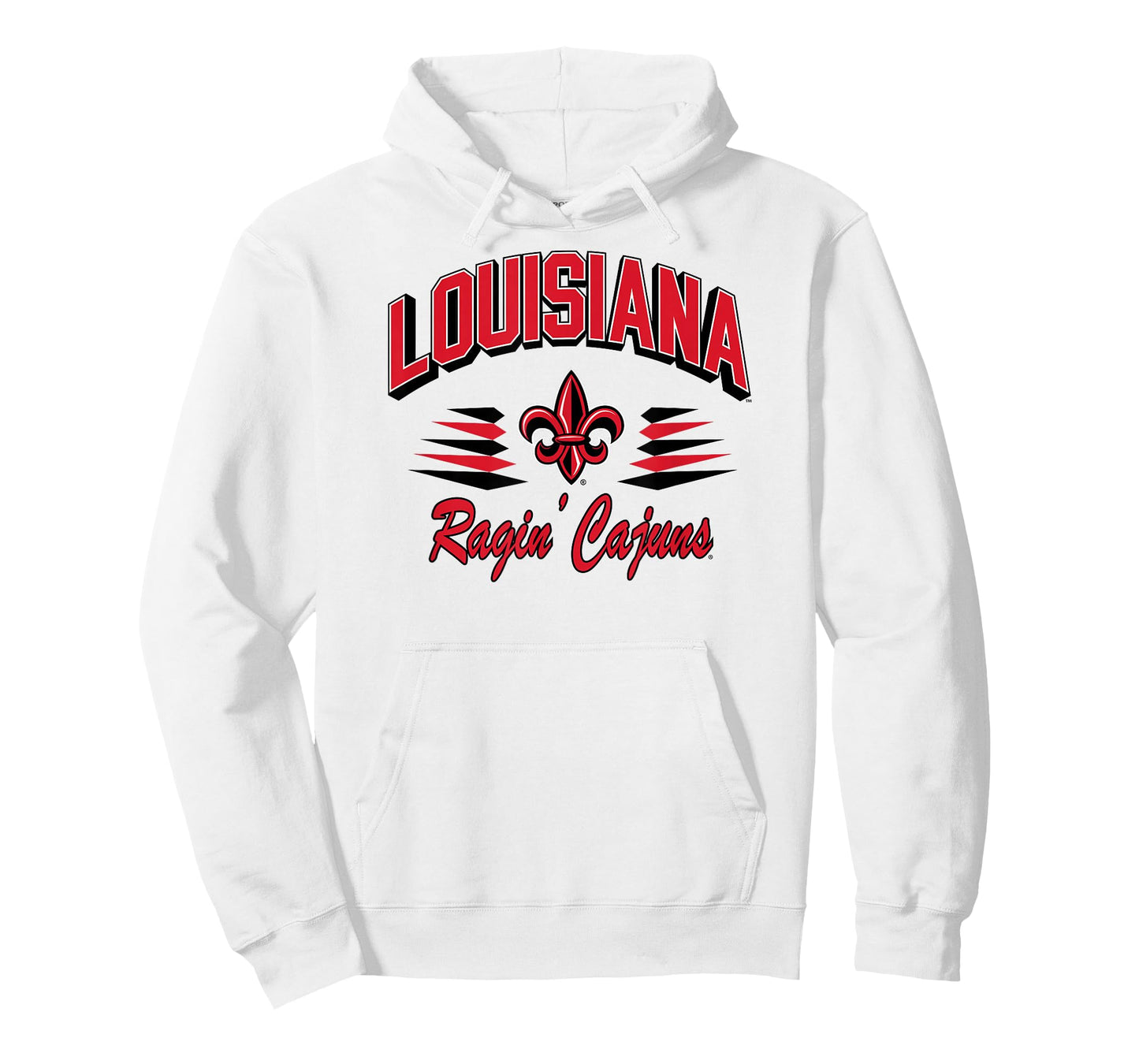 Louisiana Lafayette Ragin' Cajuns Retro Diamond Gray T-Shirt