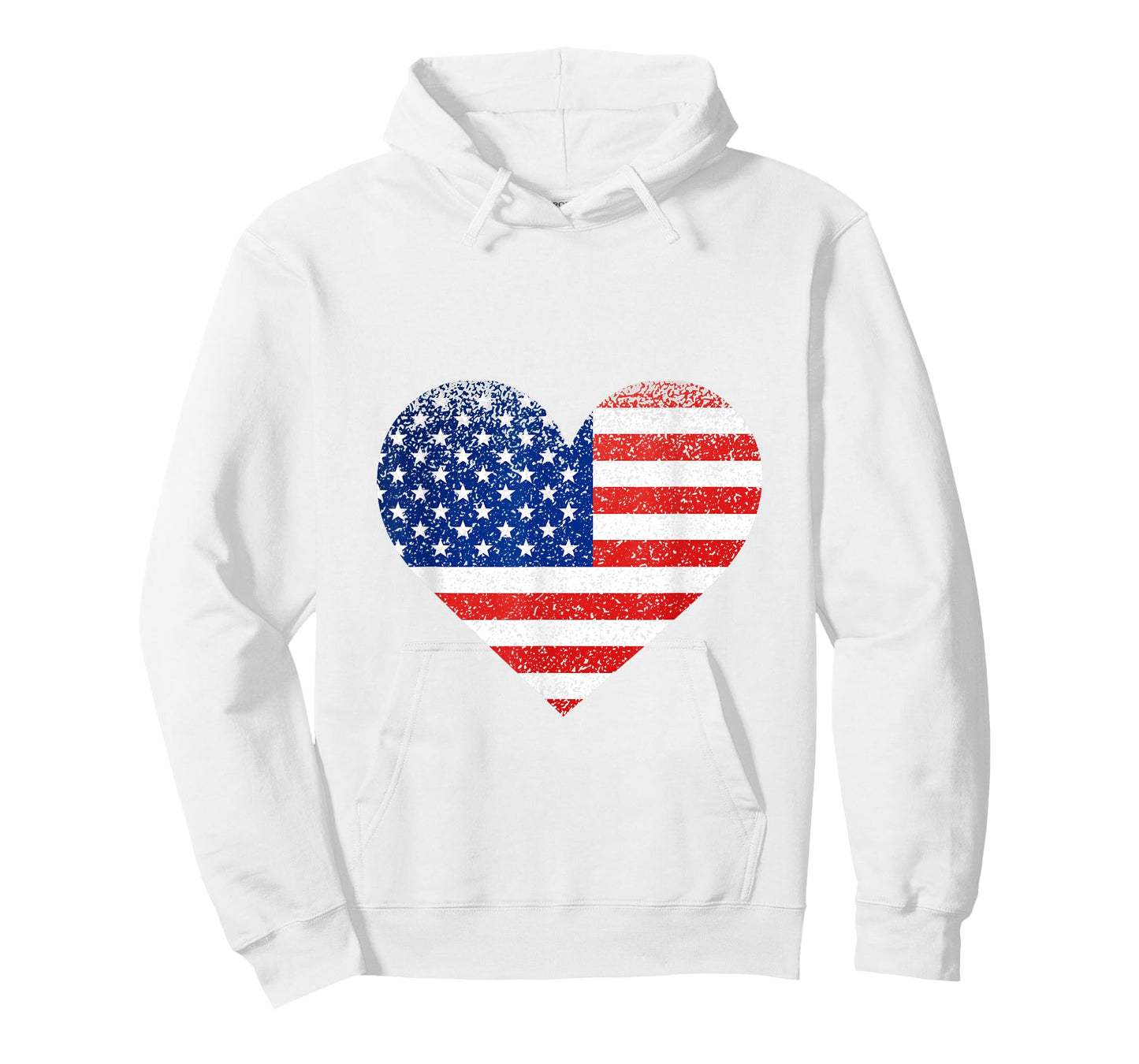 American Flag Heart 4th Of July Fourth 4th of July American T-Shirt for Women Kids Men