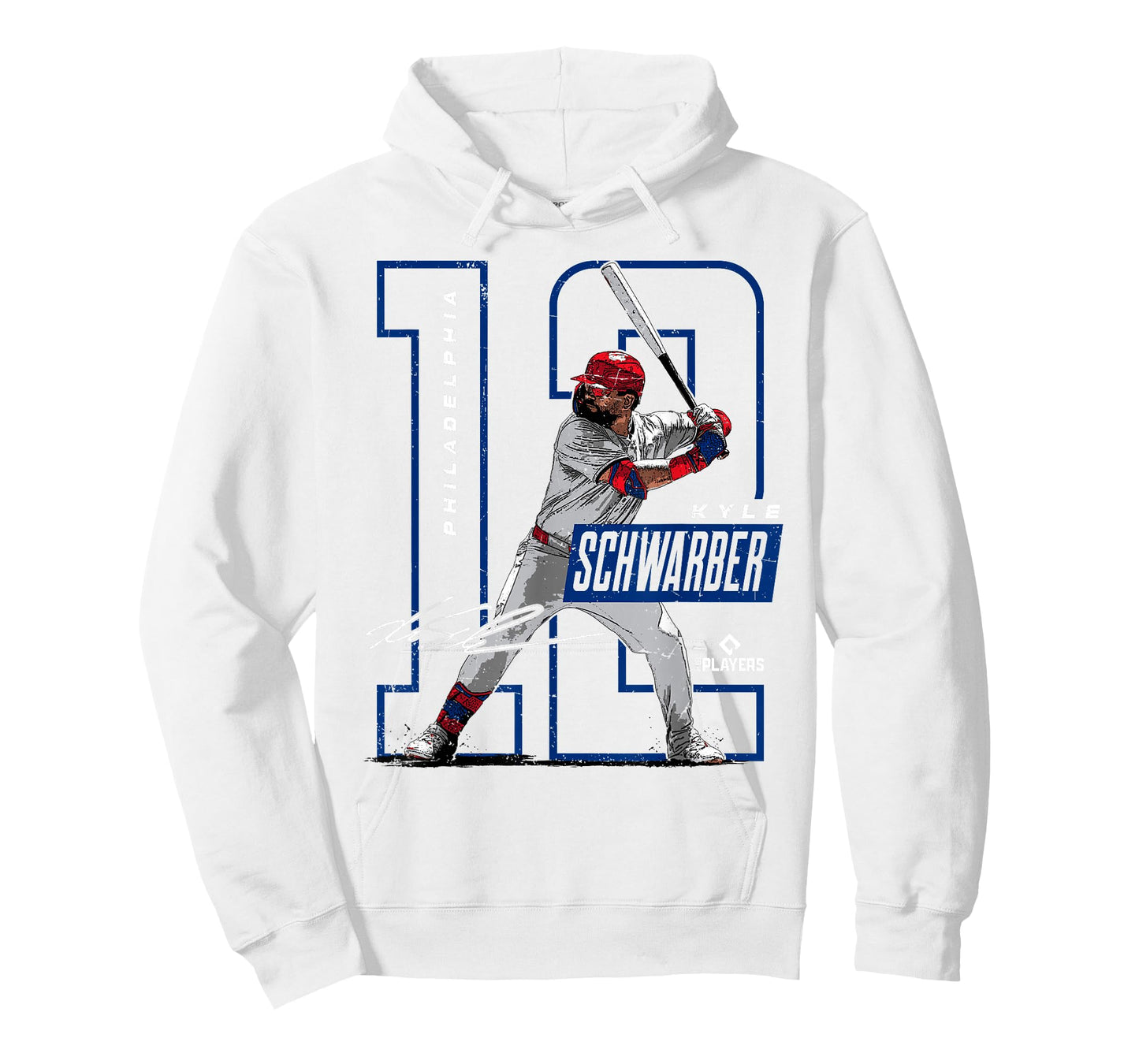 License Champs Kyle Schwarber | Philadelphia Baseball Players | MLBSWB3002 T-Shirt, Small, Red