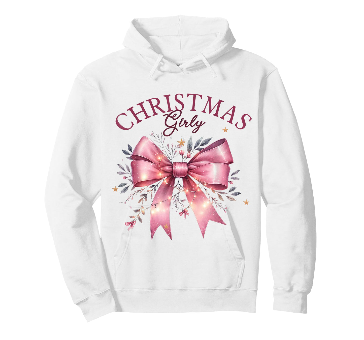 Christmas Girly Pink Christmas Girl Women T-Shirt