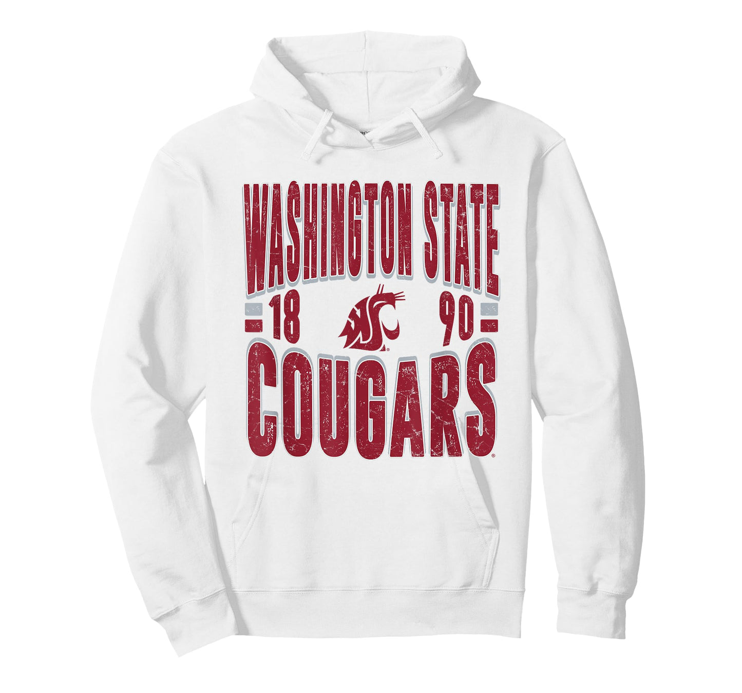 Washington State Cougars Vintage 90's Retro White T-Shirt