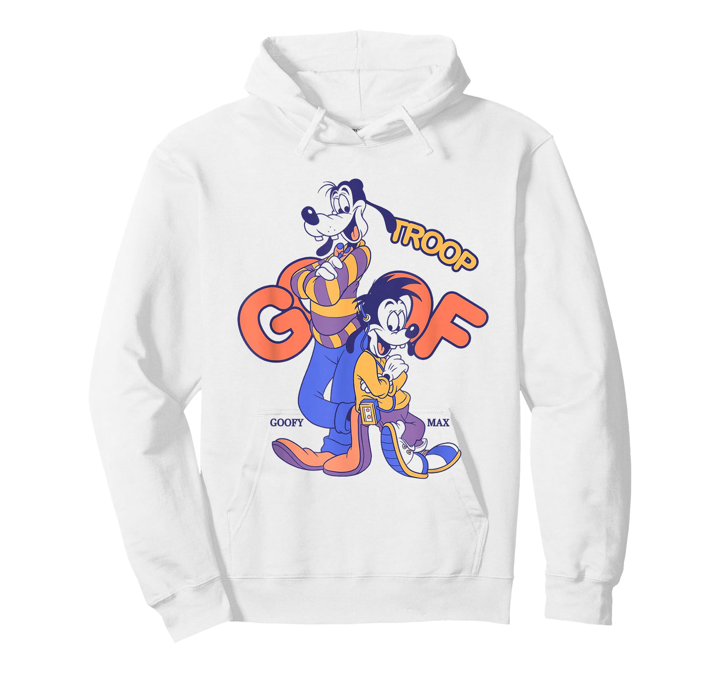 Disney A Goofy Movie Goof Troop Best Duo Big Chest Poster T-Shirt