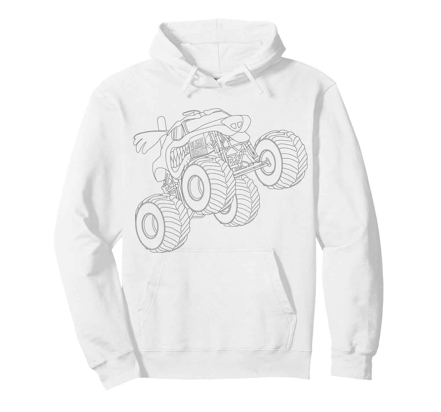 Monster truck mandala coloring for children T-Shirt
