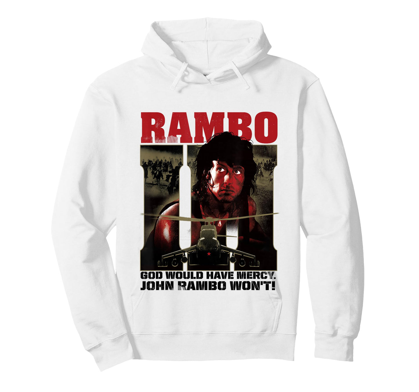 Rambo III God Would Have Mercy John Rambo Won't T-Shirt