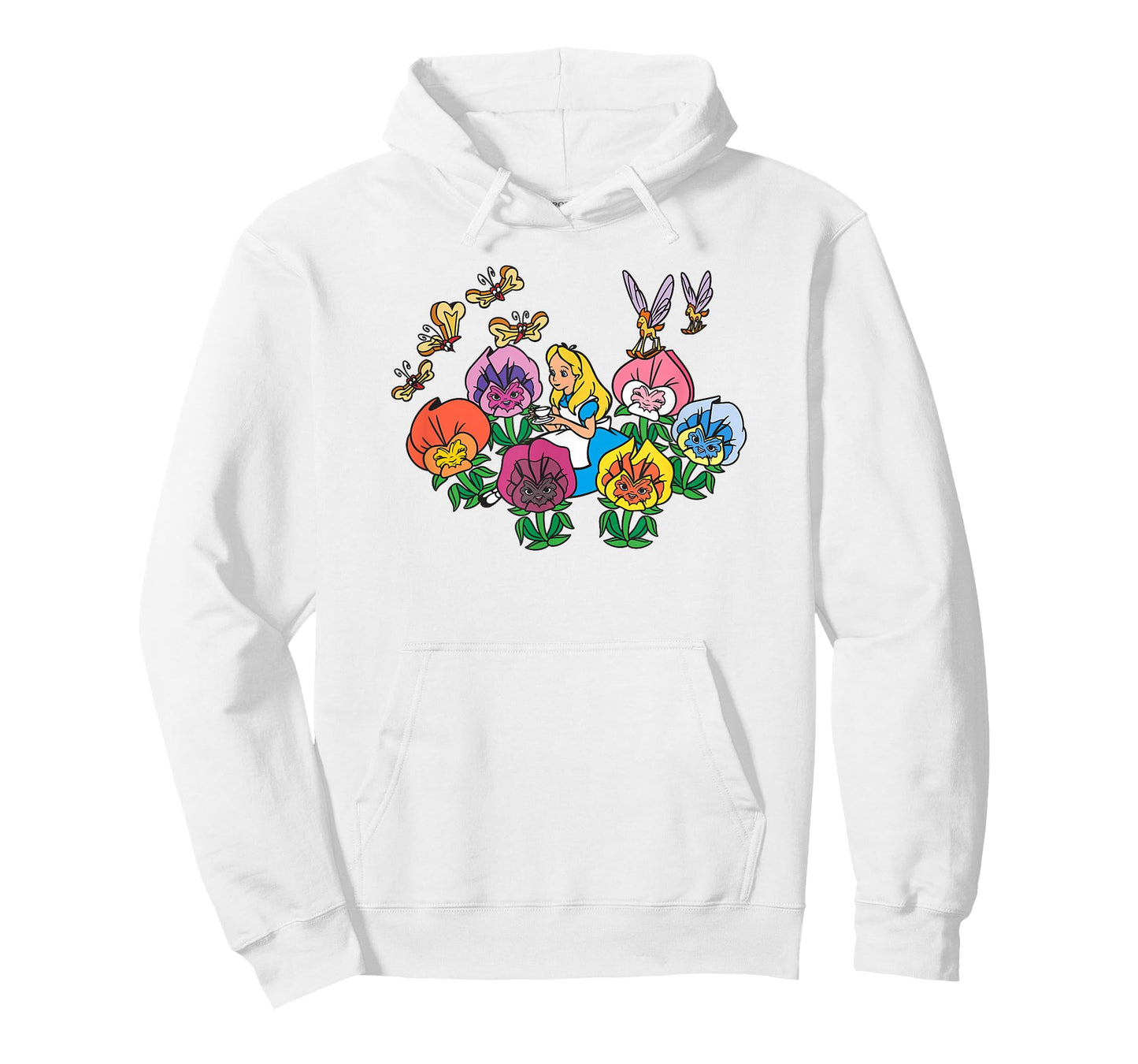 Disney Alice in Wonderland Alice In Field Of Flowers T-Shirt