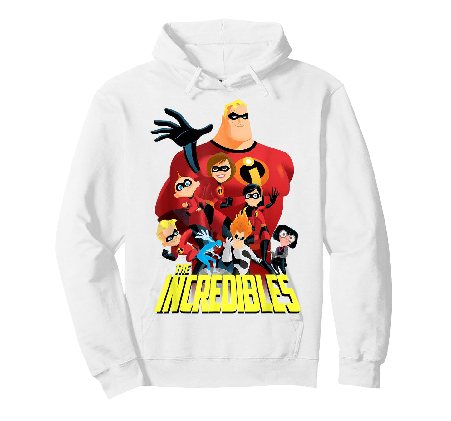 Disney Pixar The Incredibles Bold Movie Logo Group Shot T-Shirt