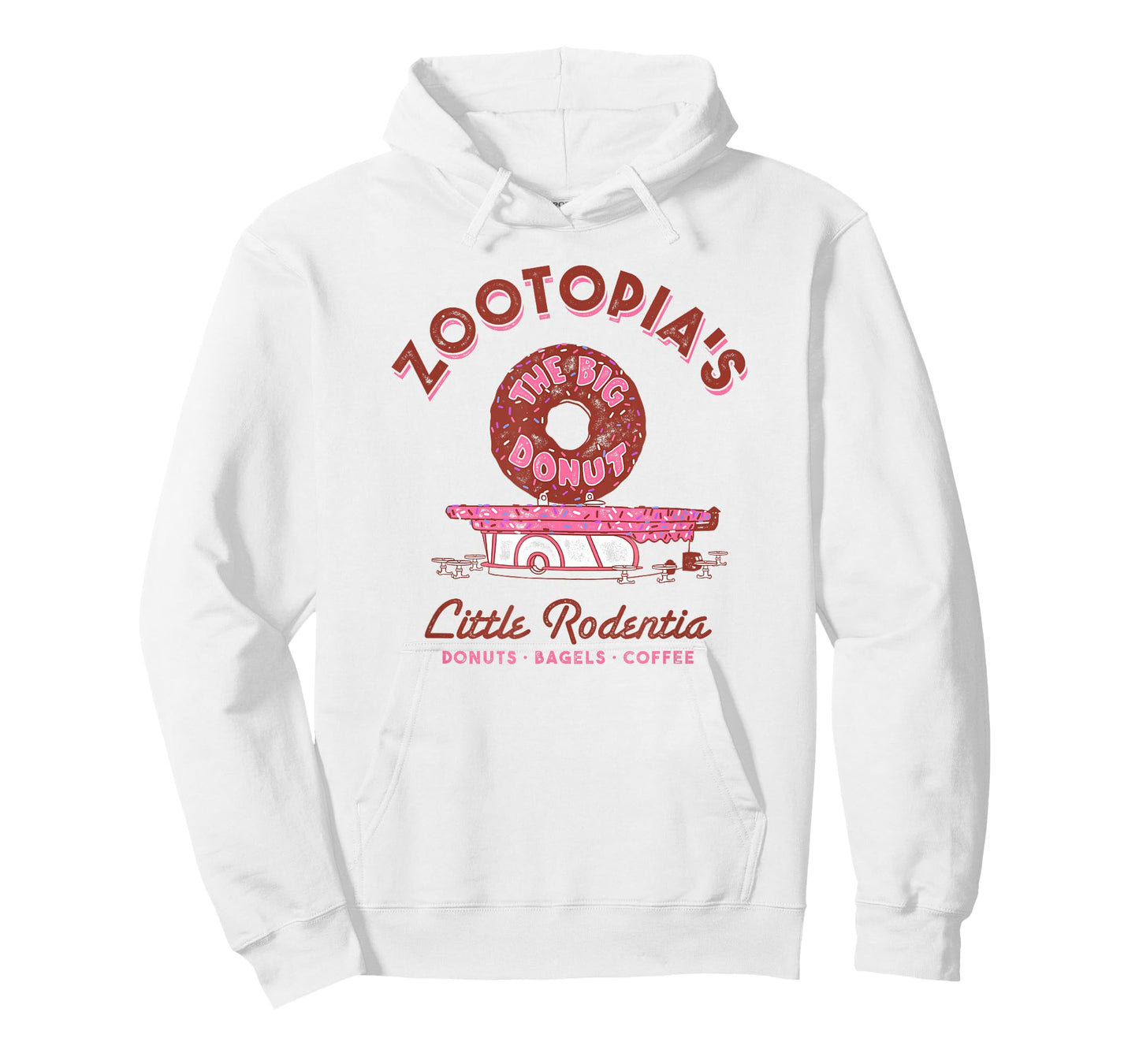 Disney Zootopia The Big Donut Coffee Shop T-Shirt