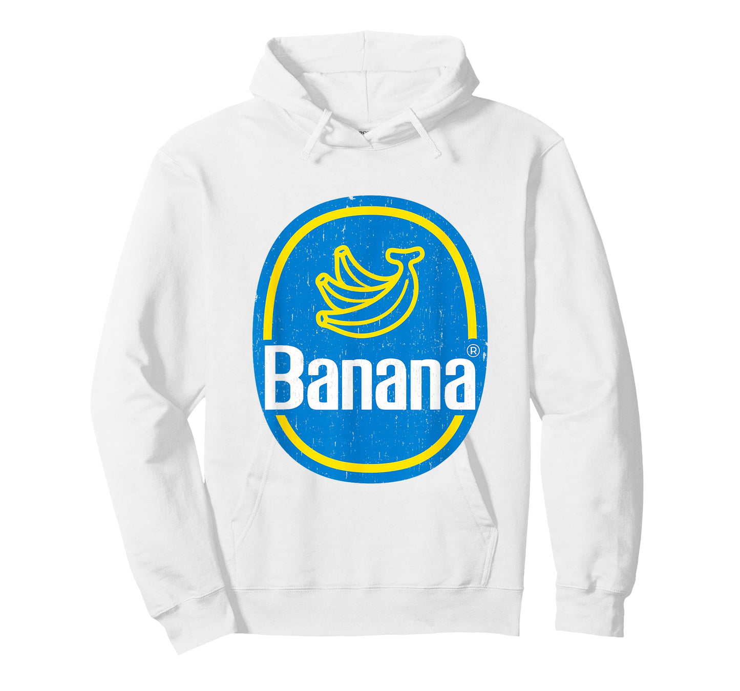 Yellow Banana Sticker Fruit Lazy DIY Easy Halloween Costume T-Shirt
