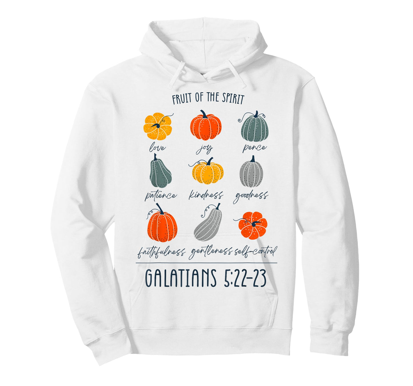Fruit Of The Spirit Galatians 5 22 23 Pumpkin T-Shirt
