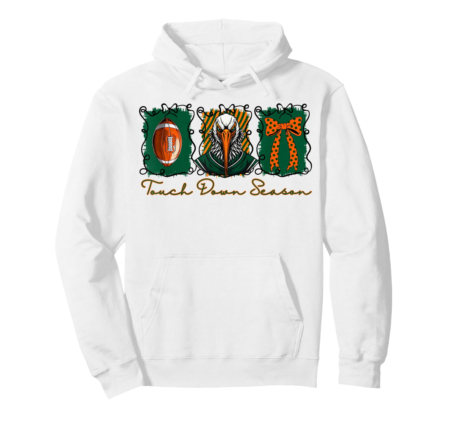 Hurricanes Football Game Day School Mascot Team Spirit T-Shirt