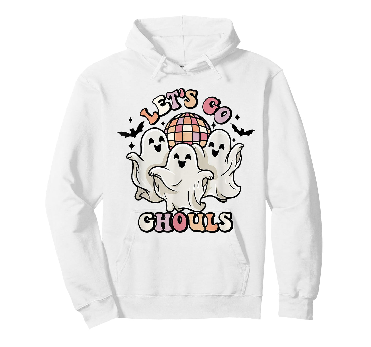 Lets Go Ghouls Halloween Disco Ghosts T-Shirt