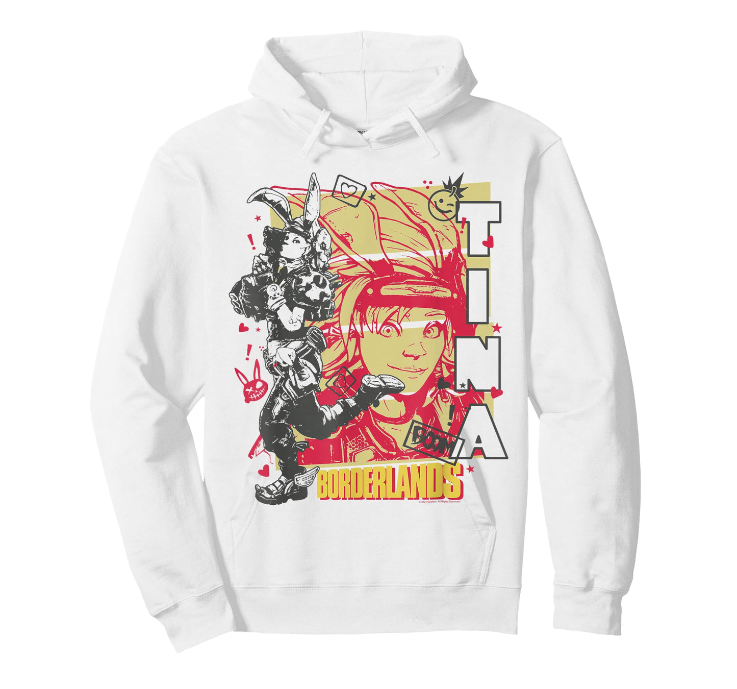 Borderlands Tiny Tina Boom Collage Gaming T-Shirt