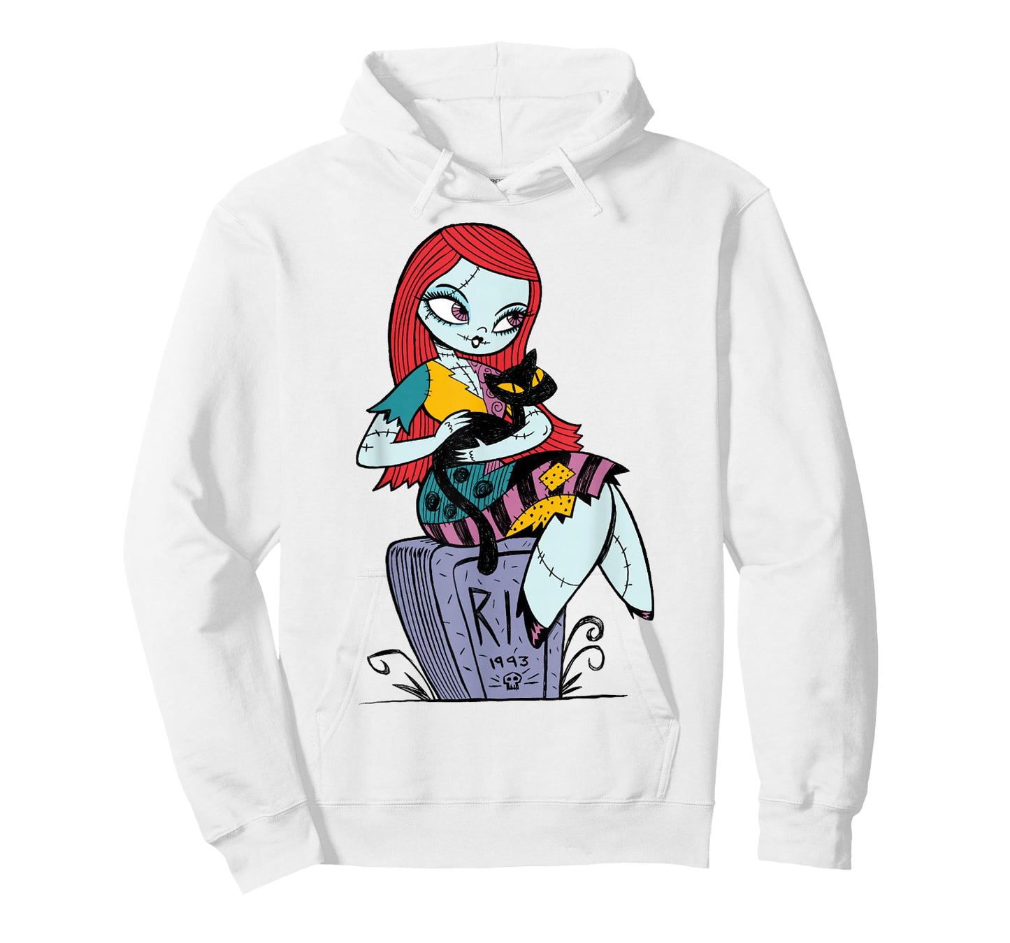 Disney The Nightmare Before Christmas Sally and Cat T-Shirt