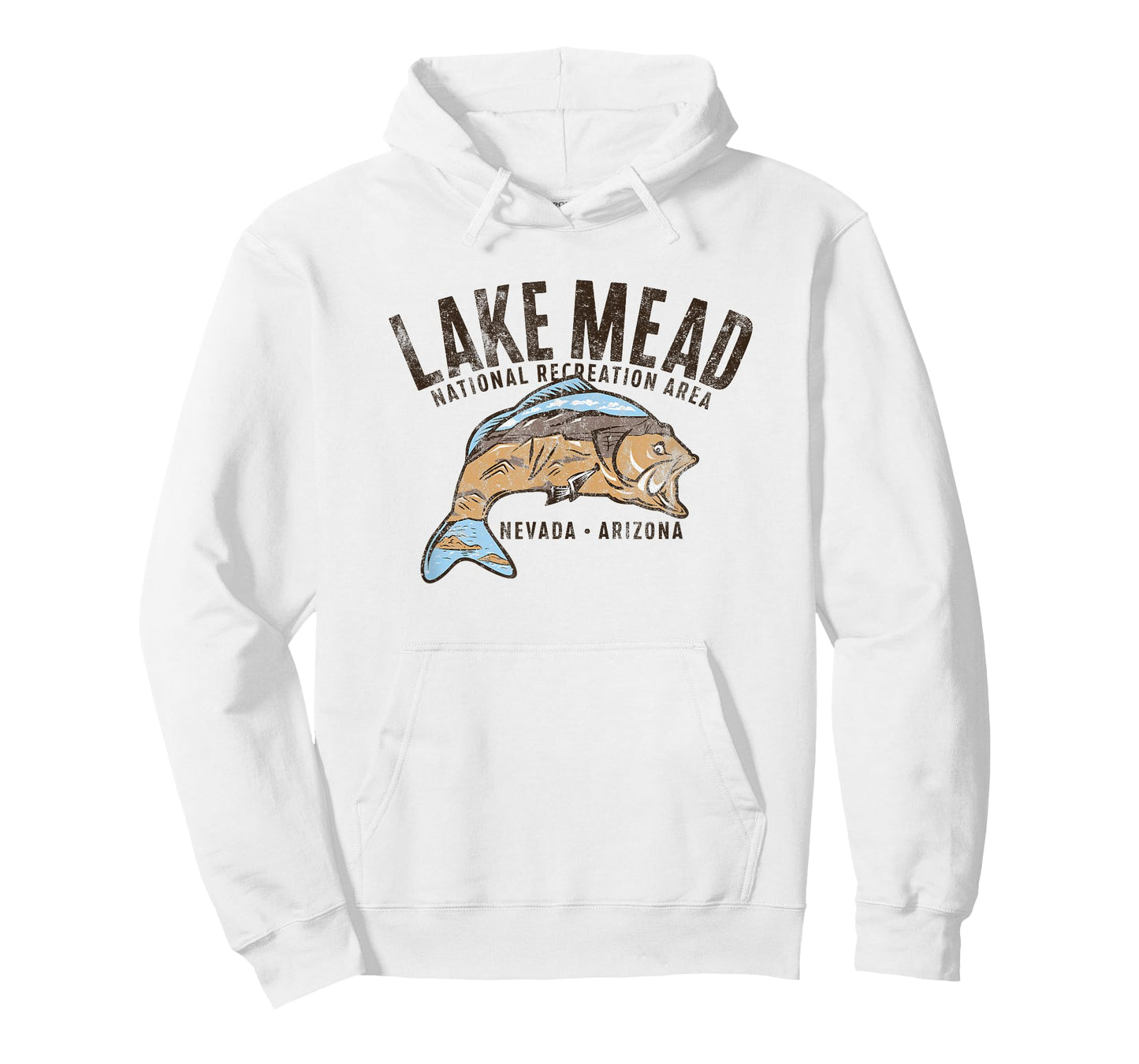 Lake Mead National Recreation Area Retro Fish T-Shirt