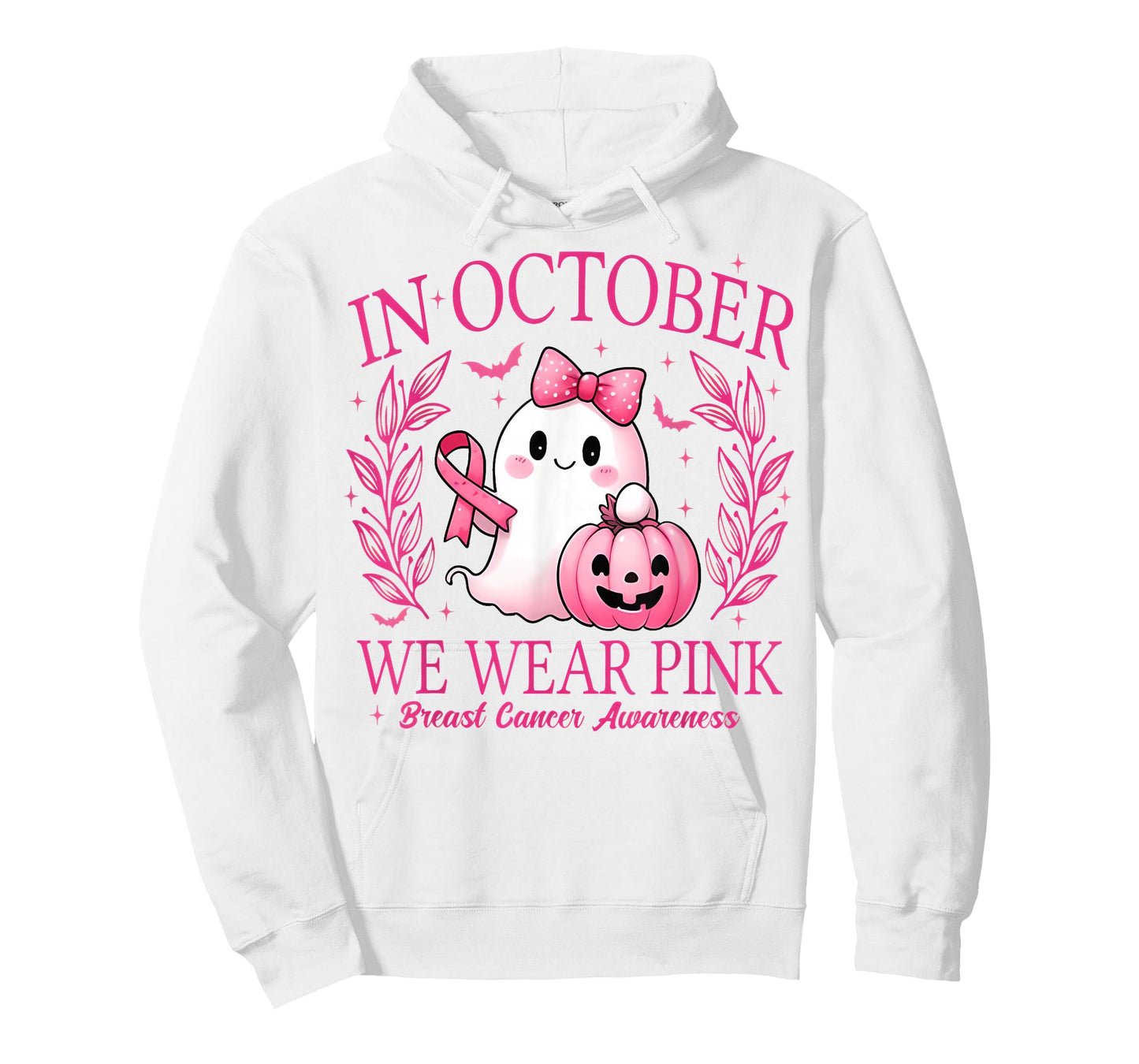 in October We Wear Pink Breast Cancer Awareness T-Shirt