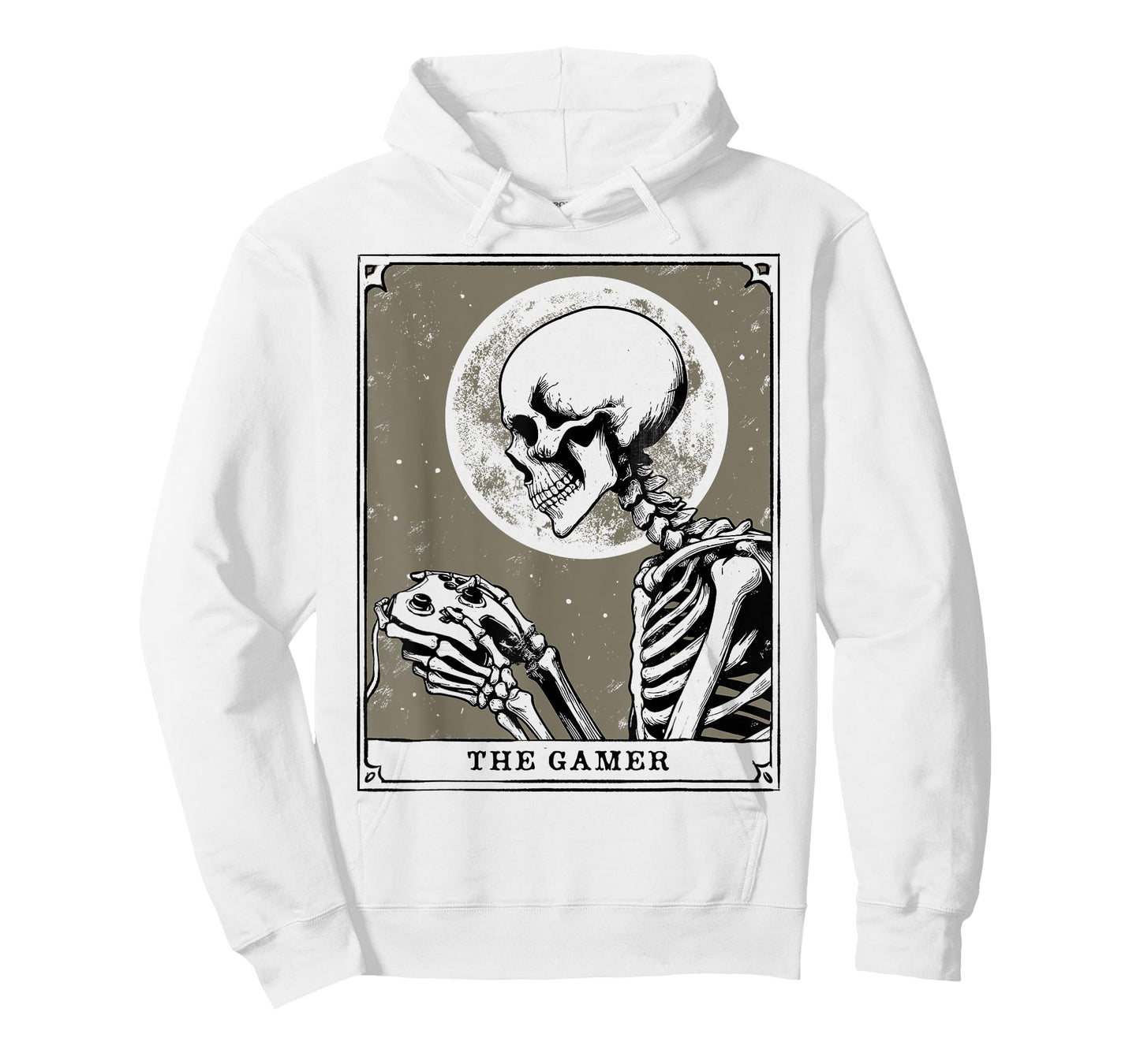 Tarot Card Shirt The Gamer Tarot Card Mystic Gaming Skeleton T-Shirt