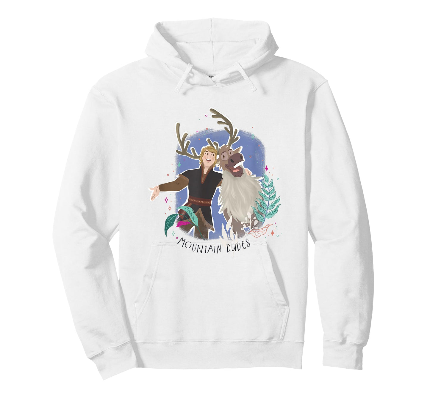 Disney Frozen Kristoff Sven Happy Mountain Dudes Portrait T-Shirt