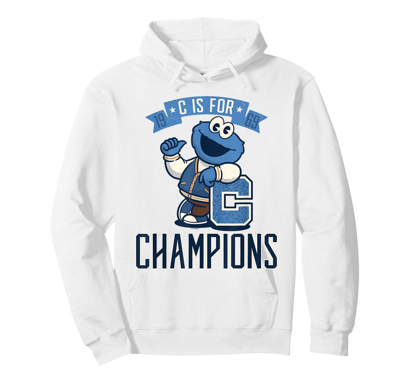 Sesame Street Cookie Monster C Is for Champions T-Shirt