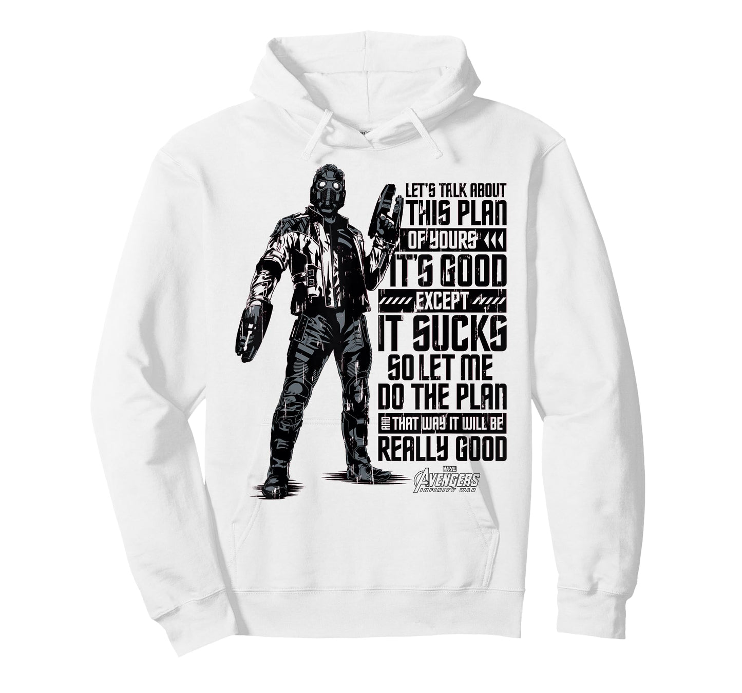 Marvel Infinity War Star-Lord The Plan Graphic T-Shirt T-Shirt