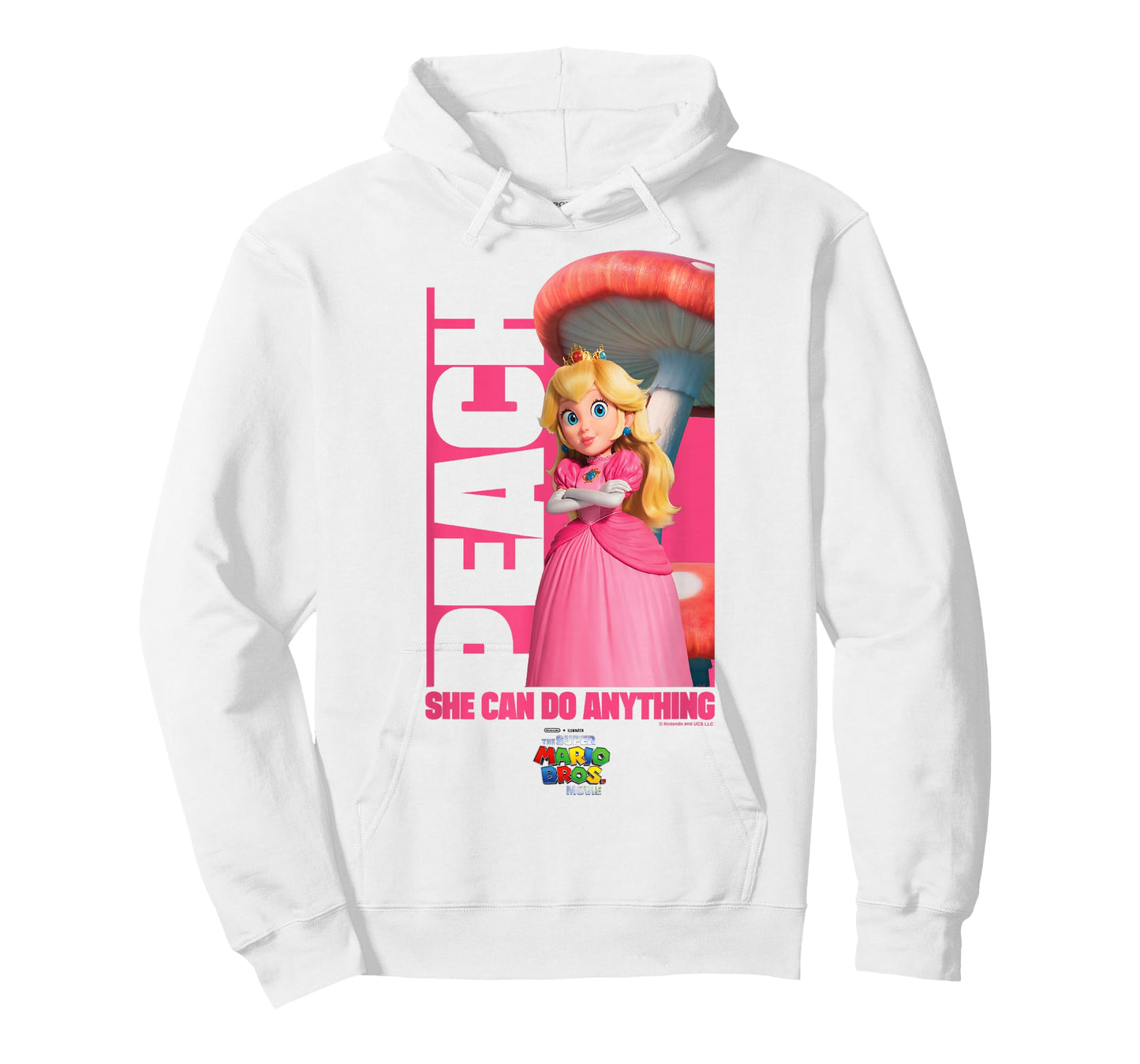 The Super Mario Bros. Movie She Can Do Anything Peach Poster T-Shirt