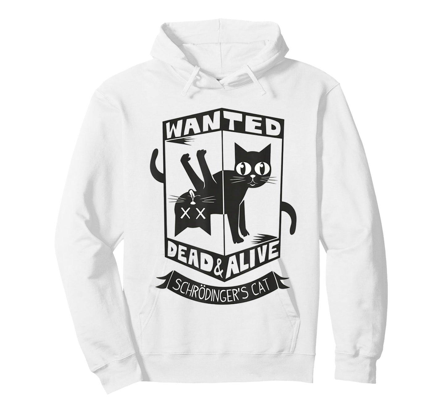 Funny Kitty Lovers Wanted Dead and Alive Schrodinger's Cat T-Shirt