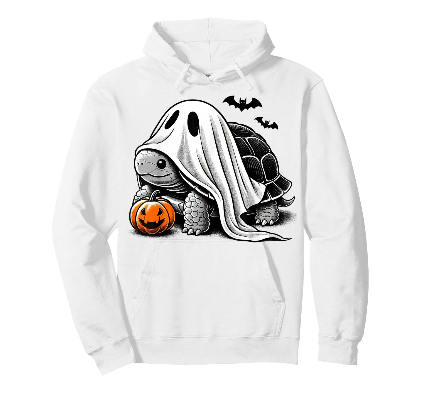 Halloween Turtle Ghost Pumpkin Costume Terrapin Tortoise T-Shirt