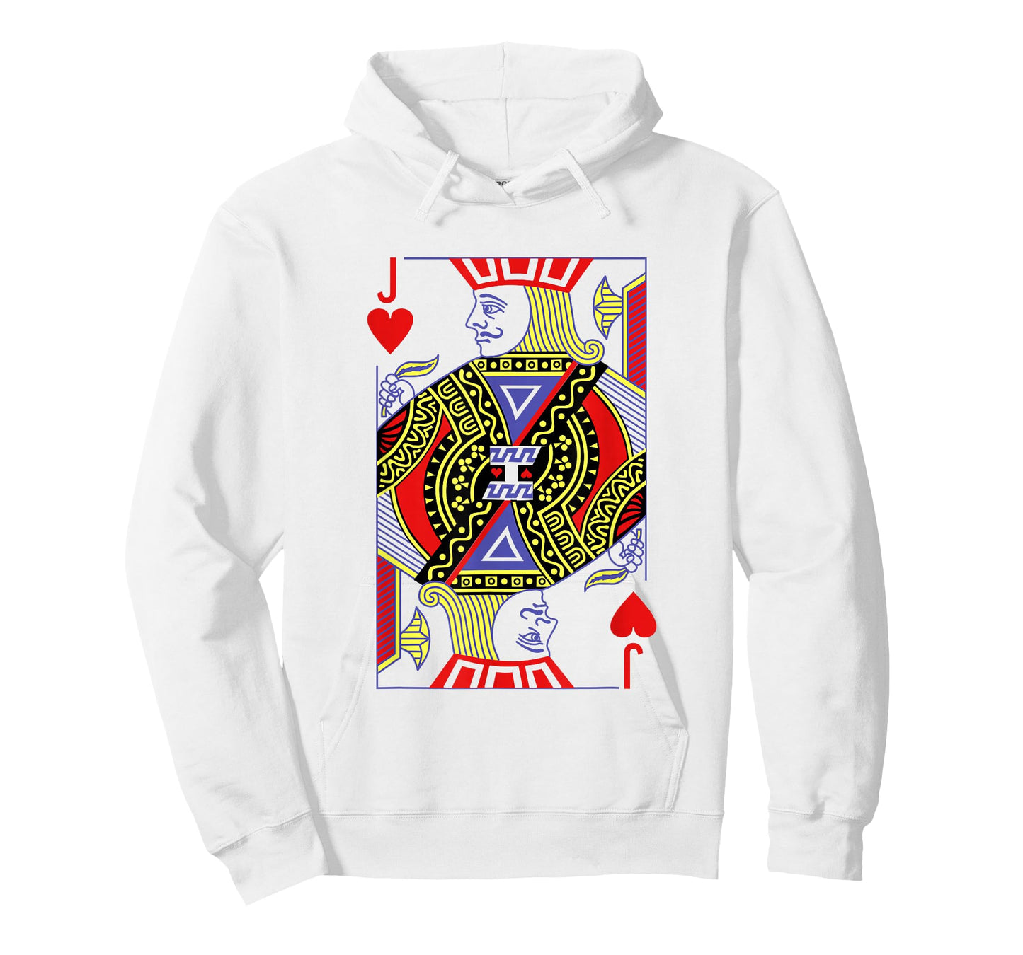 Jack Of Hearts Royal Flush Costume Halloween Playing Cards T-Shirt
