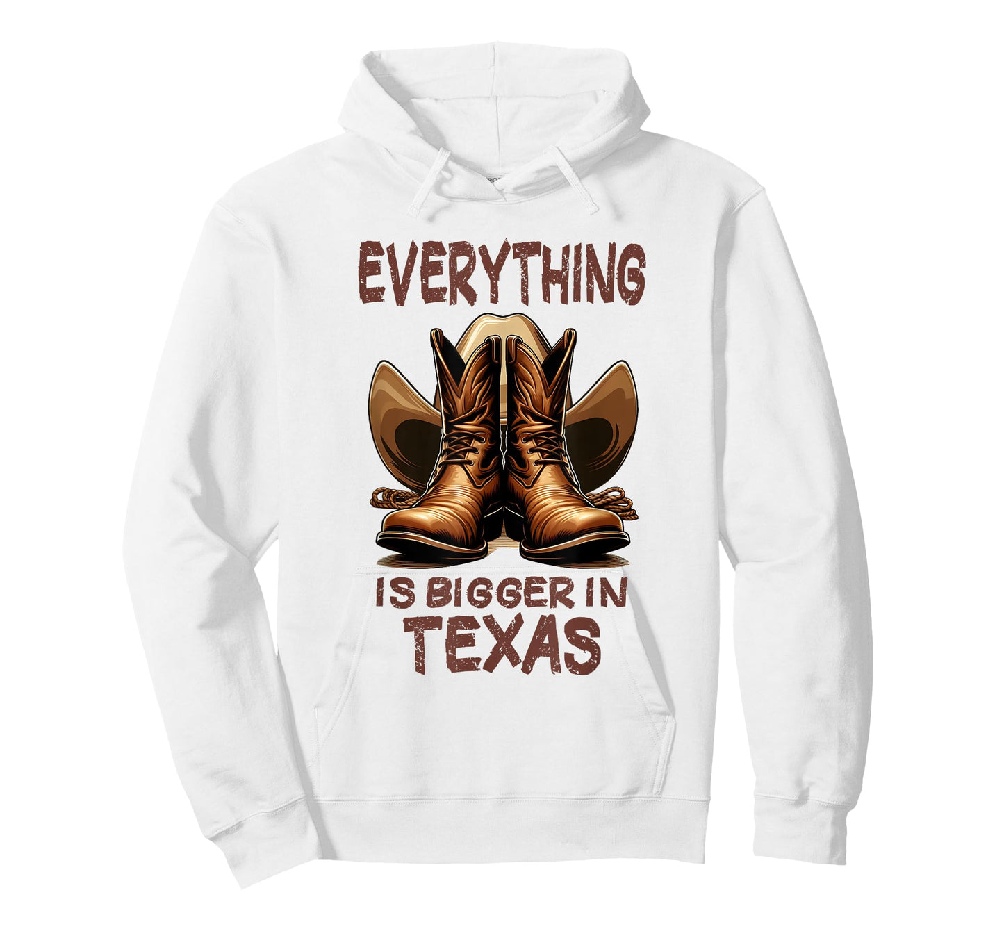 Cowboy Boots and Cowboy Hat - Everything is Bigger in Texas T-Shirt