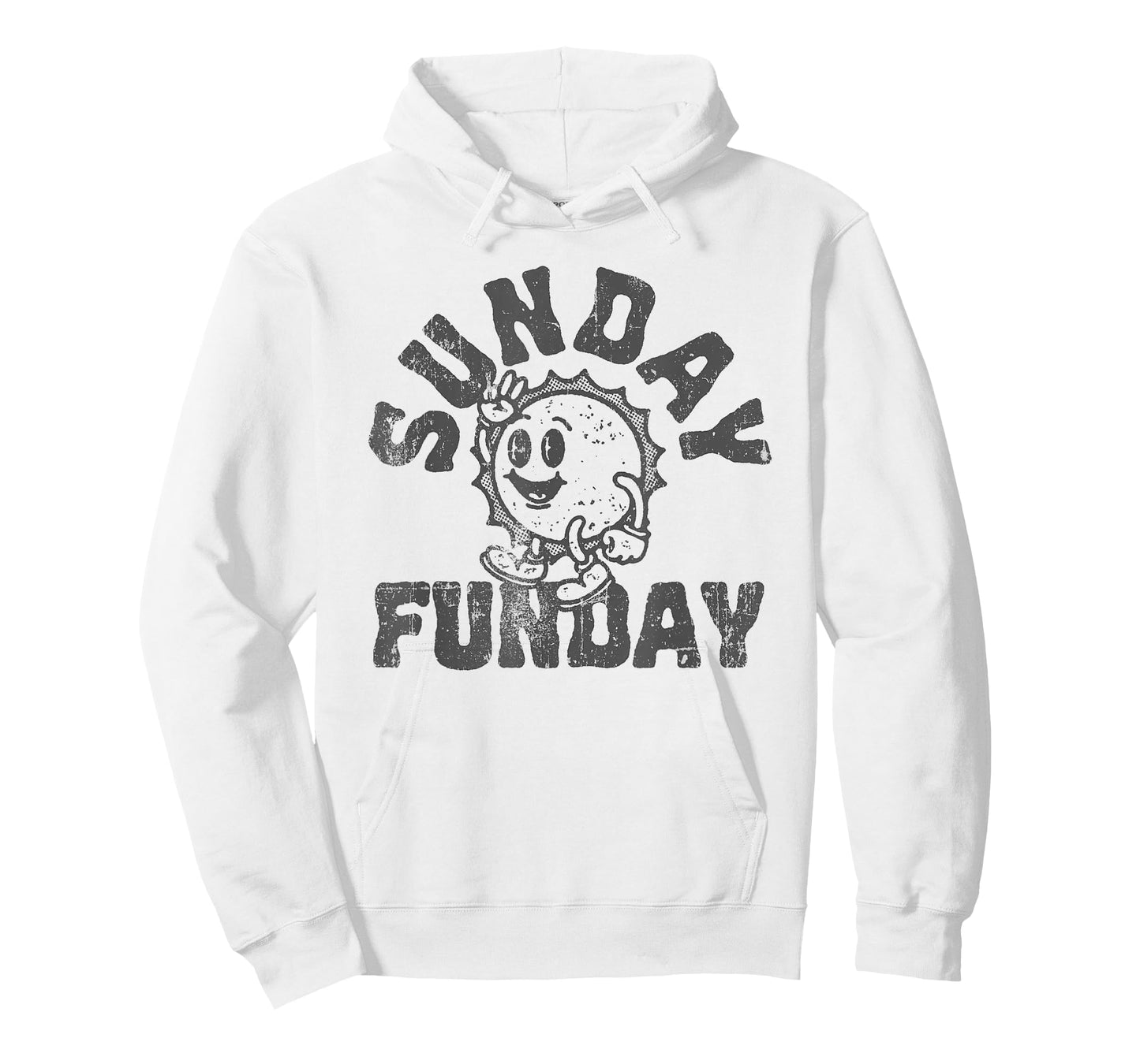 Fun Sunday Football Funday Cute Vintage Sun T-Shirt
