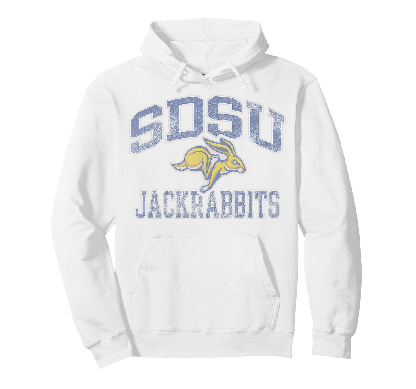 South Dakota State Jackrabbits Vintage Worn Gray T-Shirt