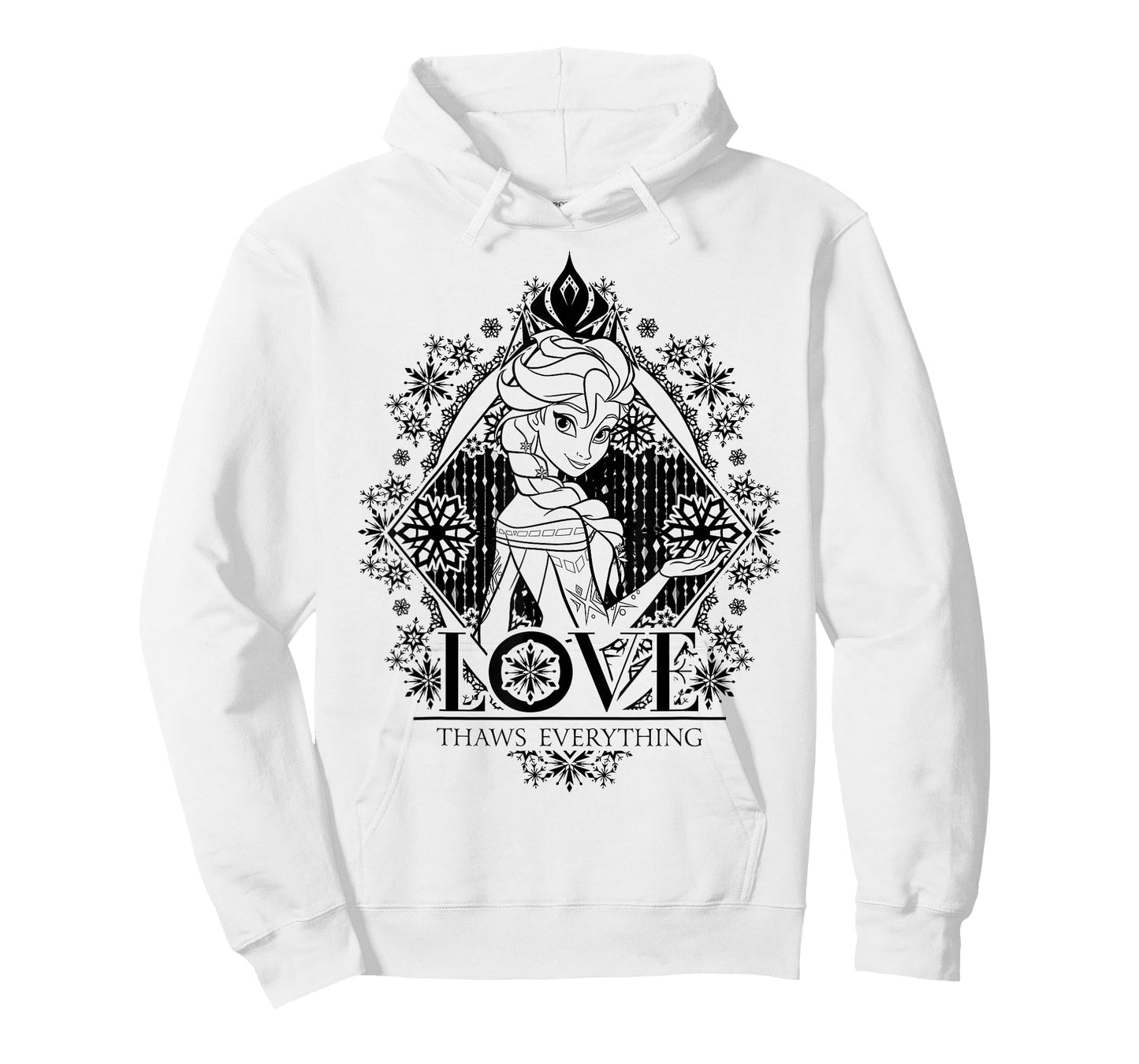 Disney Frozen Elsa Love Thaws Everything Graphic T-Shirt T-Shirt