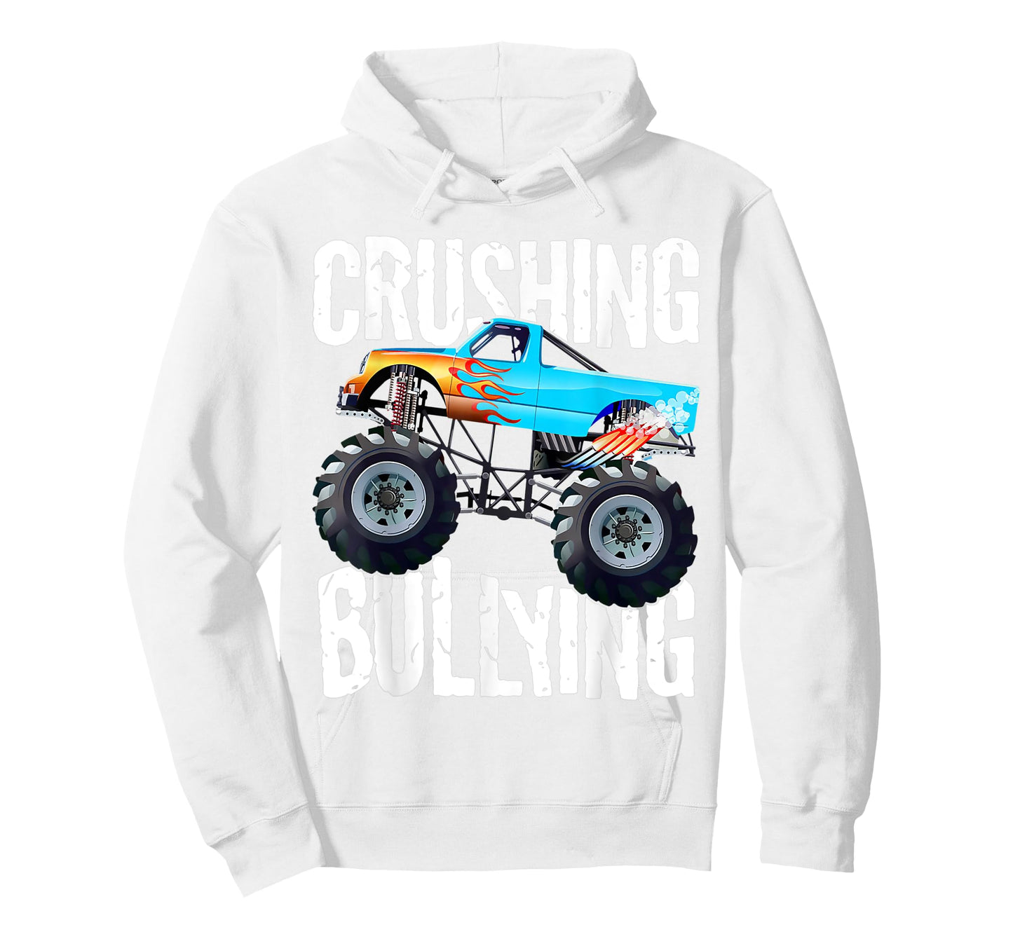 Crushing Bullying Car Monster Truck Unity Day Orange Tee T-Shirt