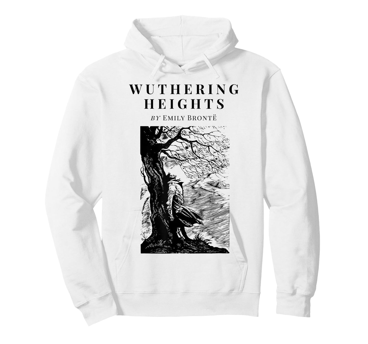 Wuthering Heights by Emily Bronte Vintage Book Cover T-Shirt