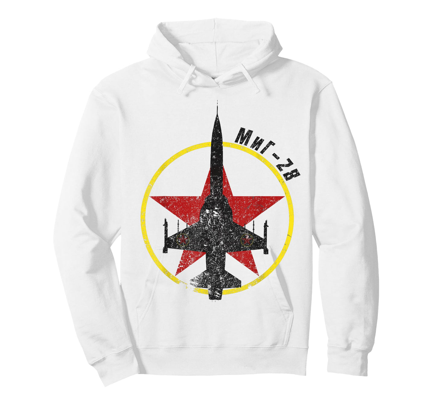 MiG-28 Fictional Soviet Bloc Jet Fighter Red Star T-Shirt T-Shirt