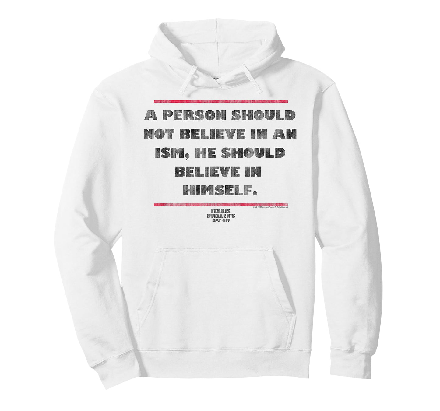 Ferris Bueller's Day Off Believe in Himself Quote Movie T-Shirt