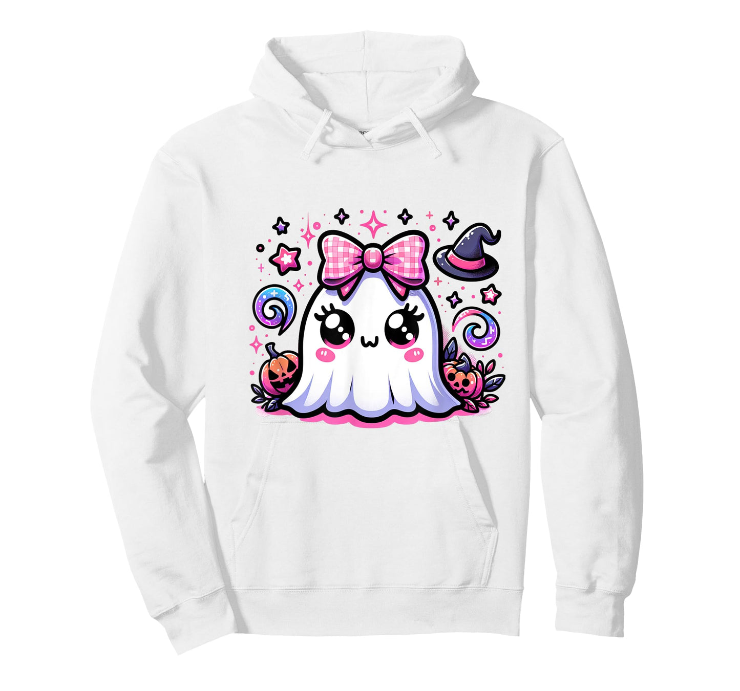 Halloween coquette pink bows and cute boojee ghost girls T-Shirt