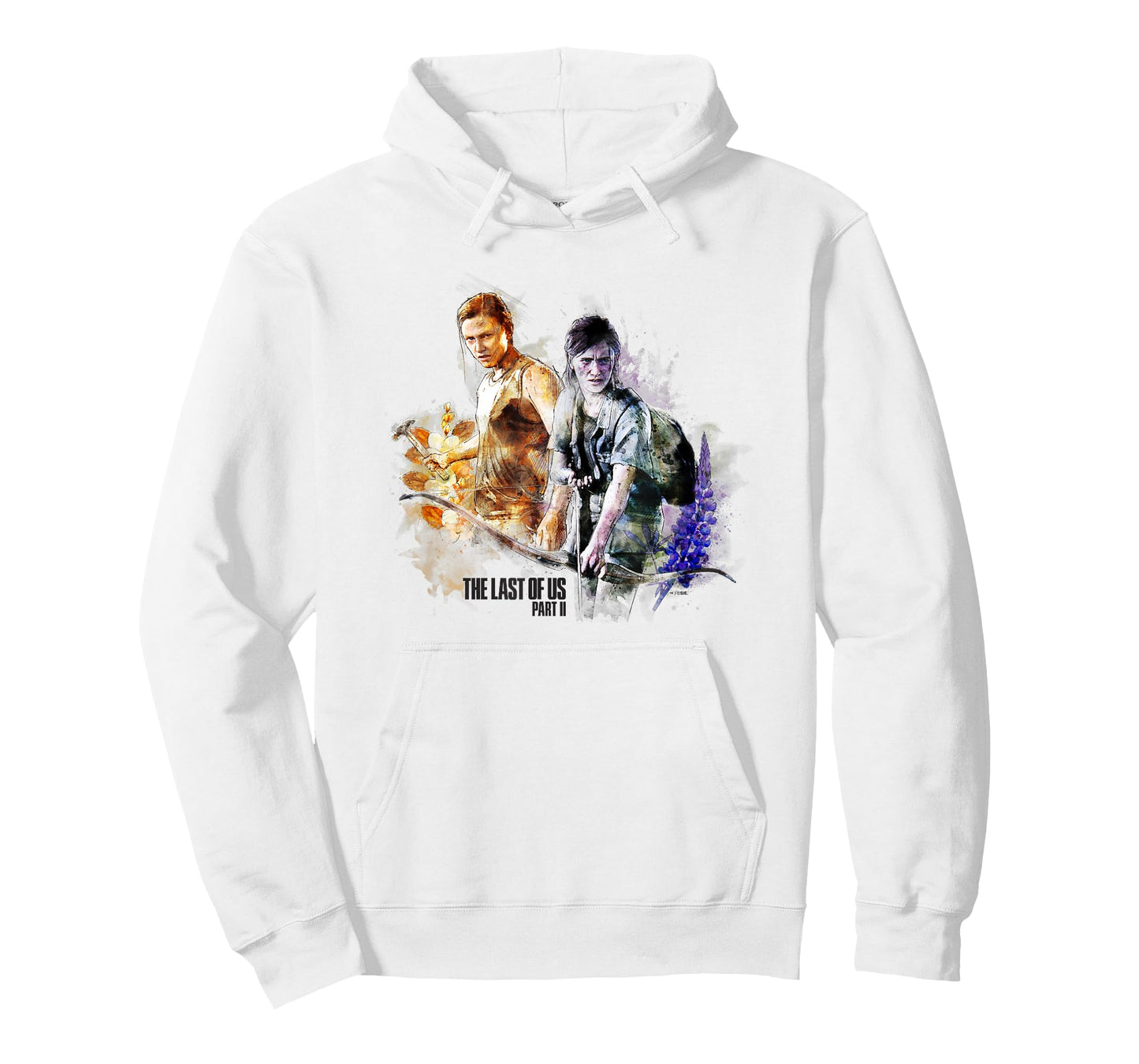 The Last of Us Part II Iconic Abby Ellie Watercolor Floral T-Shirt