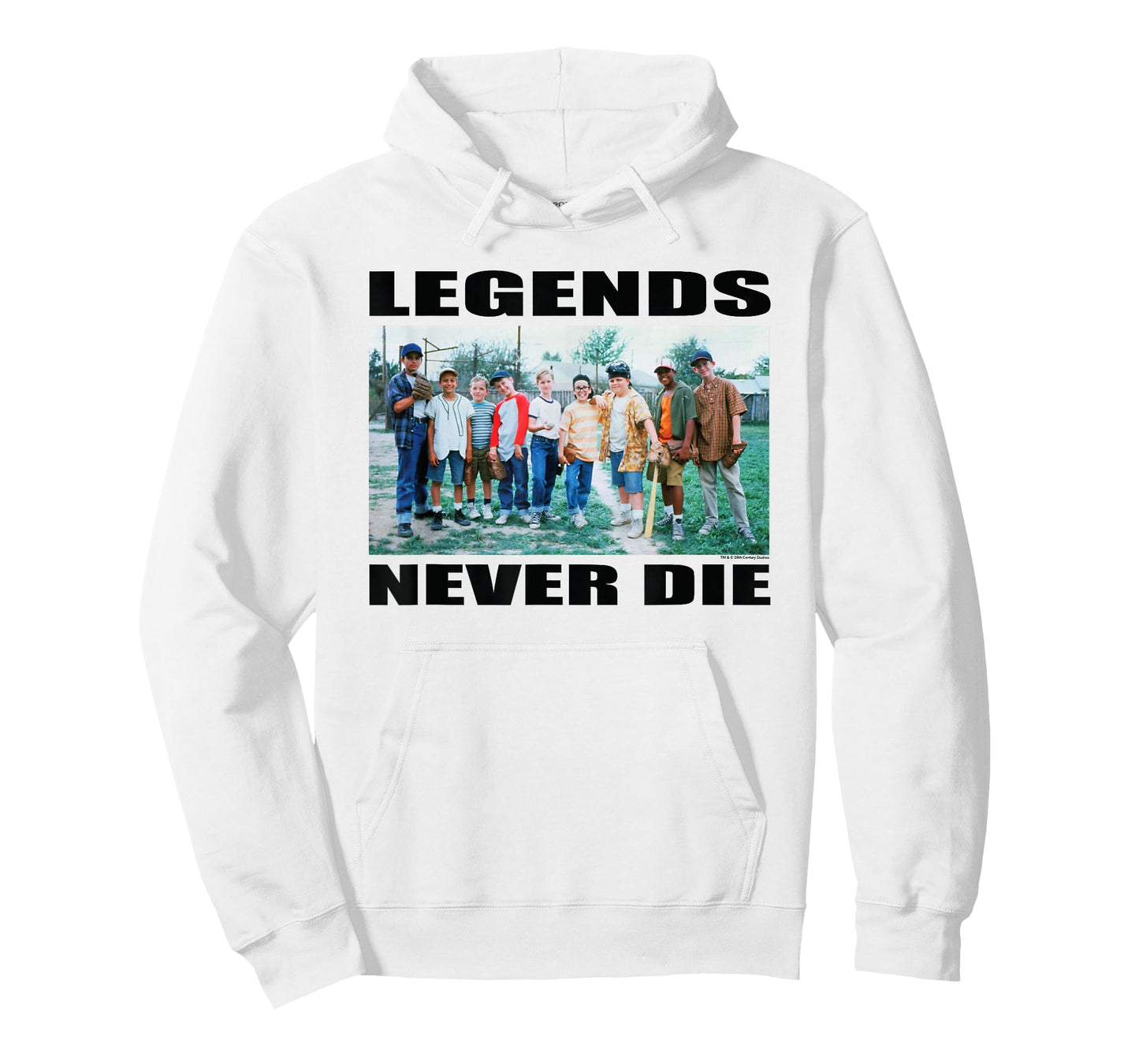 The Sandlot Legends Never Die Quote Official 1993 Movie T-Shirt